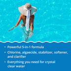 In The Swim 3 inch 5-in-1 Super Multi-Tabs – Swimming Pool Sanitizer – Chlorine - Algaecide - Stabilizer - Clarifier - 24 Pounds