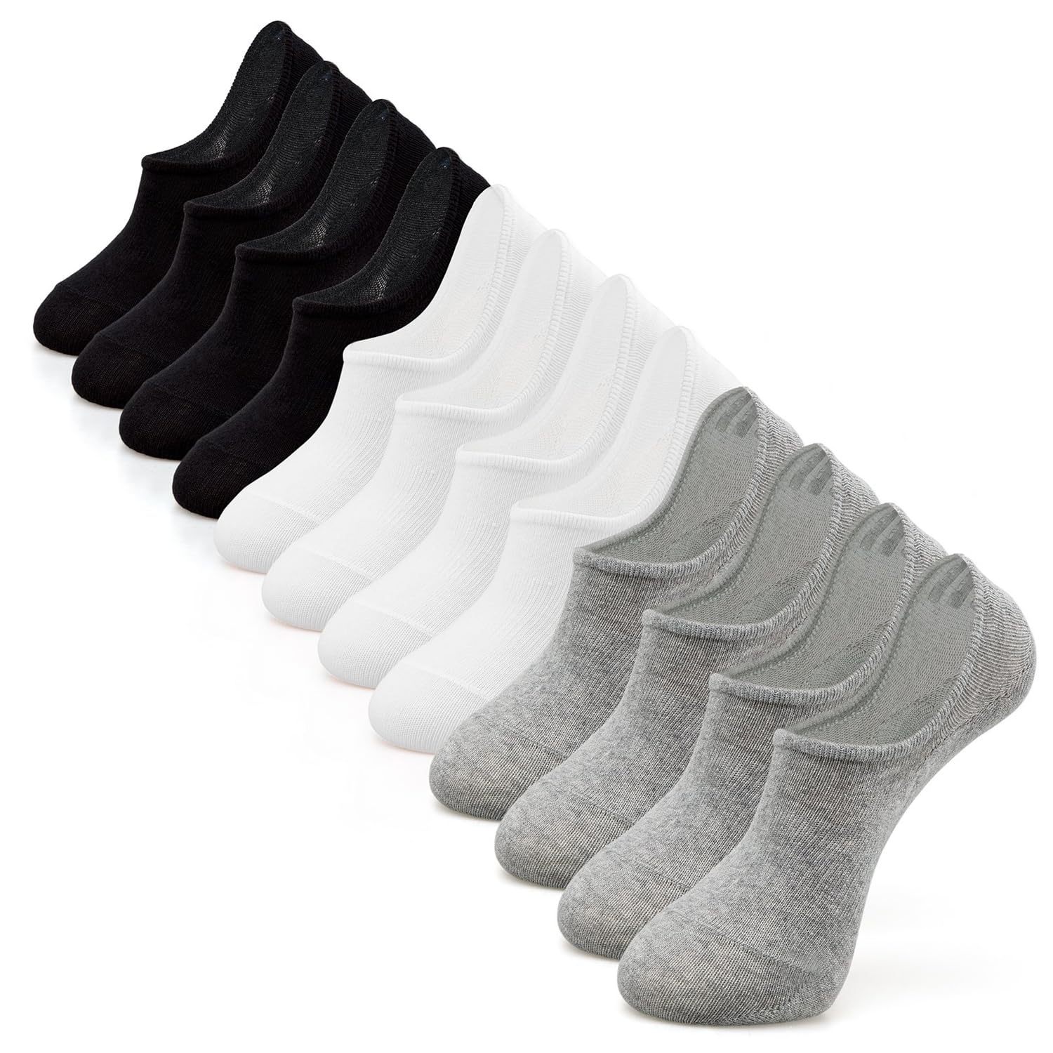 Women and Men No Show Socks Low Cut Anti-slid Athletic Running Novelty Casual Invisible Liner Socks