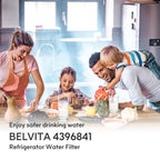 BELVITA Water Filter Compatible with EDR3RXD1, 4396841, 4396710, Filter 3, 46-9083,46-9030, 9030, 9083 Refrigerator Water Filter (3 Pack)