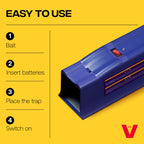 Victor Rat Zapper Classic Indoor Electronic Mouse and Rat Trap - 1 Electric Trap - RZC001-4 - Kill Up To 20 Rats - Easy to Use - LED Light Catch Alerts - Humanely Kill Mice and Rats - No See, No Touch