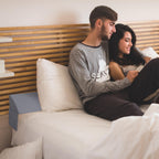 Vekkia Queen Bed Wedge Pillow for Headboard/Headboard Pillow/Bed Gap Filler/Pillow Wedge for Headboard Gap(0-3.5"),Close Gaps Between Mattress and Headboard(Gray 60"x6.5"x4.5")
