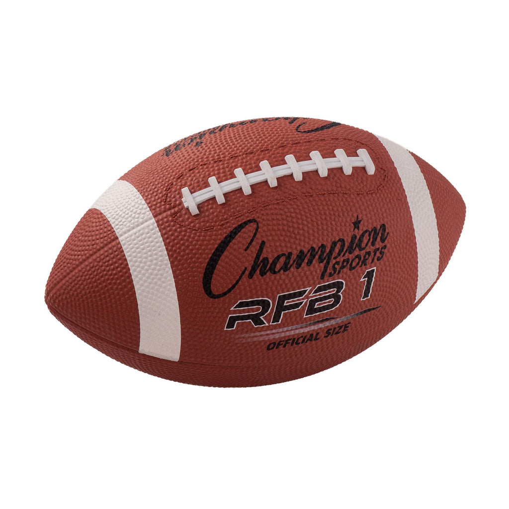 Rubber Football – Durable All-Weather Football with Enhanced Grip - Backyard Play & Training - Official Size