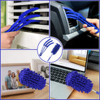 Microfiber Duster, 8PCS Feather Duster with 100 Inch Telescoping Extension Pole, Reusable Bendable Dusters, Washable Lightweight Dusters for Ceilings Fans(2023 UAGRED)