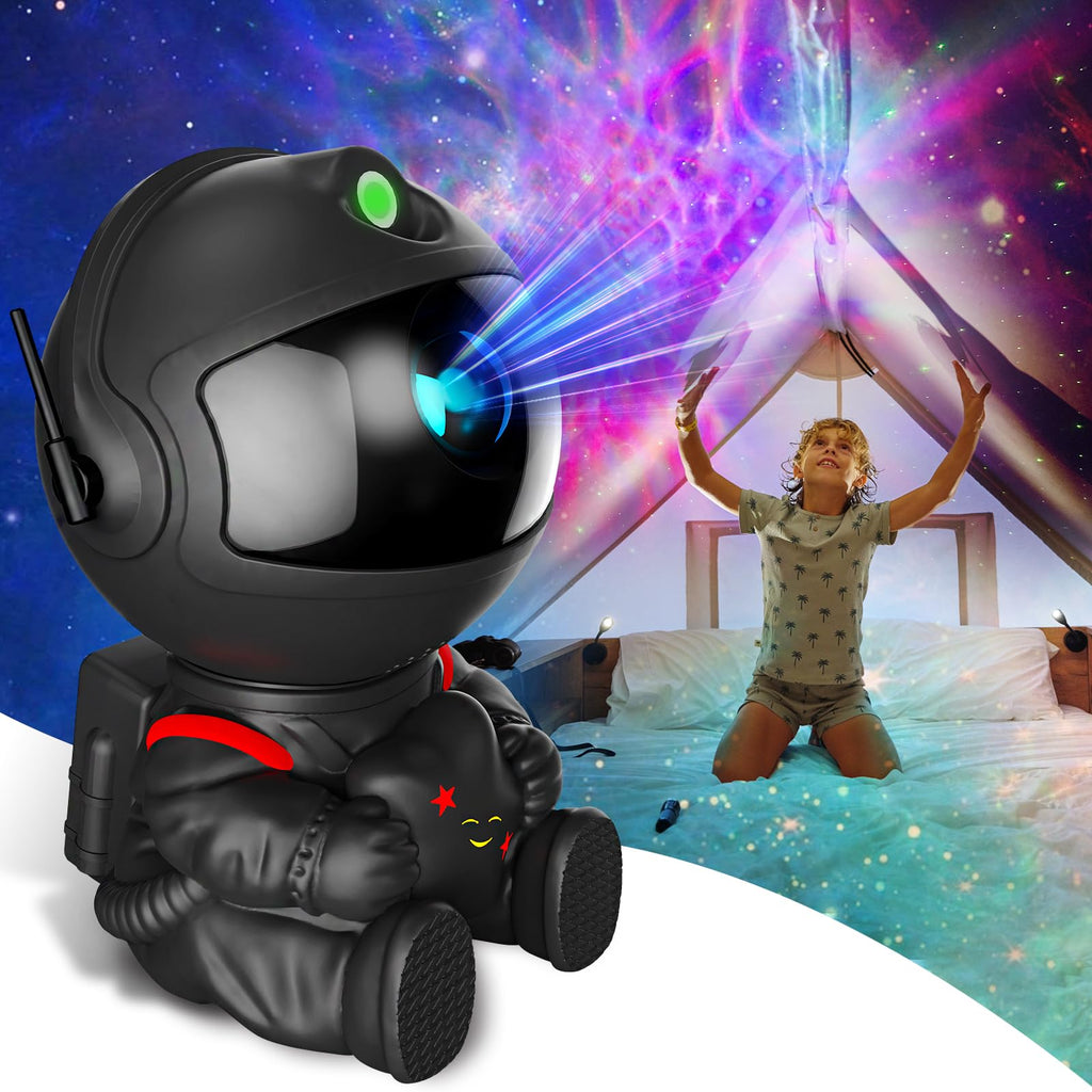 Astronaut Galaxy Projector, Star Projector Galaxy Light, Night Light for Kids, Nebula Ceiling LED Lamp, Room Decor, with Timer and Remote, Gifts for Christmas, Valentine's Day, Birthdays