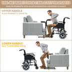 Adjustable Dual-way Handles Couch Chair Stand Assist for Seniors, Standing aid & Support Device, Chair Lift Assist Device for Elderly Mobility & Daily Living Stand to Sit(300LBs Loading, Black)