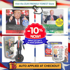 Pop Up Birthday Card with Light & Sound Says Happy Birthday in Donald Trump REAL Voice for Men and Women, Mom & Dad, Husband or Wife