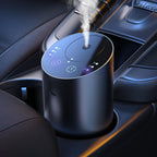Barthelemy Waterless Car Diffuser, Waterless Diffusers for Essential Oils with Smart Cold Mist & No Leakage Tech, Cordless Aromatherapy Diffuser with Timing & 3 Mist Levels for Car, Room, Office