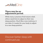MedCline Shoulder Relief Wedge and Body Pillow System, Right or Left Side Sleeping Comfort, Medical Grade, Size Small/Medium (5’9 and Under)