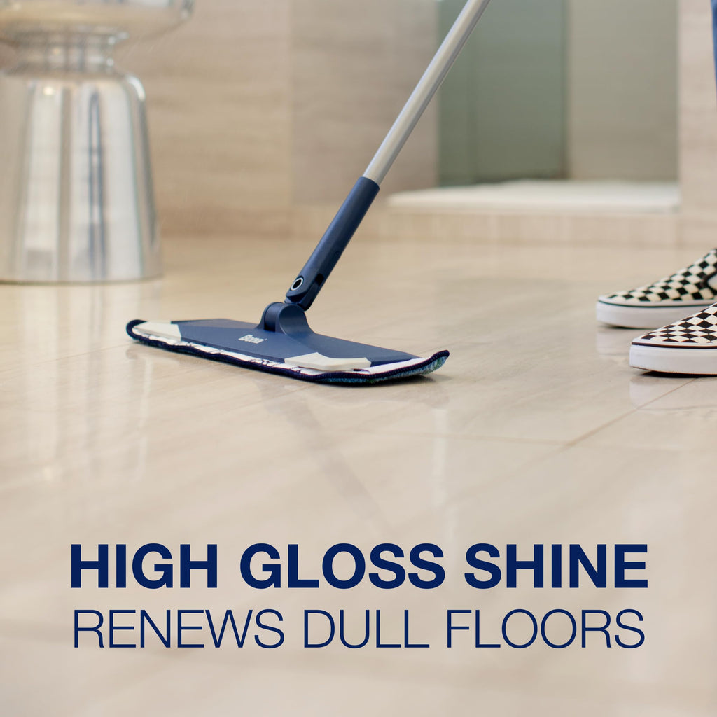 Bona Multi-Surface Floor Polish - 32 fl oz - High Gloss Shine - 32 oz covers 500sq ft of flooring - for use on Stone, Tile, Laminate, and Vinyl Floors