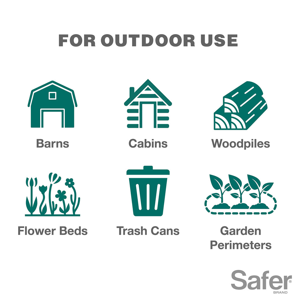 Safer 5951 Snake Shield Granular Repellent - Outdoor Snake Repelling Granules 4LB Snake Shield Repellent - Repels Againts Poisonous and Non-Poisonous Snakes