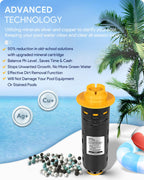 Replacement for Nature2 Duoclear 25 35 Mineral Cartridge W28000 W28001 Fit for All Zodiac DuoClear Fusion Soft Vision Pro Above Ground Ingroud Pool system, for up to 35,000 Gallons Pool