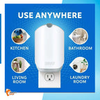 Zevo [Refill + Device] Flying Insect Trap Fly Trap, Flying Insects Fruit Flies Gnats House + Sticky Fruit Trap & (1) Card Protector Venancio’sSticker (2 Devices + 2 Refills)