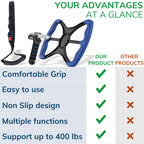 3 Pc Elderly Assistance Products Standing Aid Portable Lift Auto Cane Grab Handle Adjustable Car Door Handle for Elderly Handicap Accessories for Daily Living Elderly Mobility Aids Handicap Car Assist