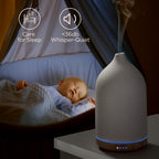 BOXING Ceramic Diffuser,Stone Essential Oil Diffuser, Ultrasonic Aromatherapy Diffusers,Essential Oils for defusers for Home/Bedroom (250ML).