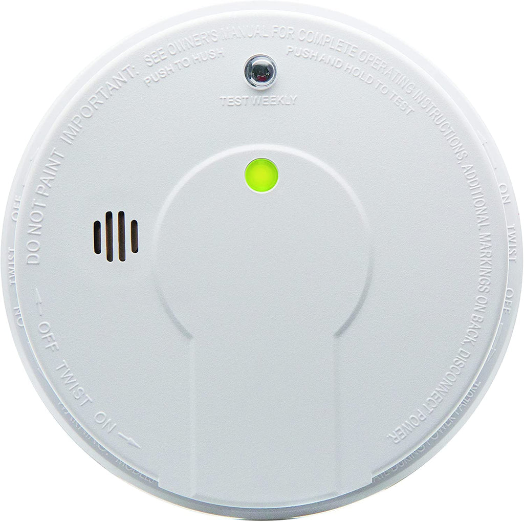 Kidde Smoke Detector, Hardwired Smoke Alarm with 9-Volt Battery Backup, Test-Reset Button, Interconnect Capability, 2 Pack