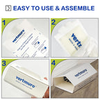 vertmuro Mouse Glue Traps, 12 Pack Rat & Pest Glue Scented Sticky Trap, Foldable Bulk Non-Toxic Indoor Mouse Glue Boards for Rodents and Insects, Easy to Use Pest Control, Blue