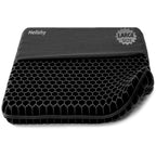 Extra Large Gel Seat Cushion, 17x17inch Double Thick Egg Gel Cushion for Pressure Pain Relief, Breathable Wheelchair Cushion Chair Pads for Car Seat Office Chair (Black)