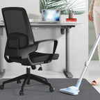 Sycoodeal Office Chair Mat for Hardwood Floor,Office Computer Gaming Chair Mat for Tile Floor,Large Floor Protector Rug,Anti-Slip,Easy to Clean,Grey(48"x36")