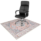 Anidaroel Desk Chair Mat for Hardwood Floor & Tile, 48"x60" Office Chair Mat for Hard Floors, Chair Rug for Rolling Chair, Low Pile Carpet Protector Mat for Office Chair, Easy to Roll