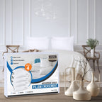 Utopia Bedding Waterproof Pillow Protectors Zippered (4 Pack, White) Standard Size, Bed Bug Proof Pillowcases, Pillow Encasement Covers 20 x 26 Inches