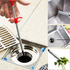 Drain Snake, Drain Clog Remover - Gutter Cleaning Tools Drain Cleaner for Toilet Sewer Shower Kitchen Bathroom Tub Clogged Drains Opener Cleaning Tool, Flexible Grabber Claw Pick Up Reacher (35 inch)