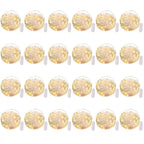 Brightown 24 Pack Fairy Lights Battery Operated - 7Ft 20 Led Mini String Lights Silver Wire Waterproof Firefly Starry DIY Lights for Bedroom Patio Wedding Party Christmas Decor (Warm White)