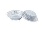 Waytiffer Pie Pans (100 Pack) 5 inch HEAVY-DUTY Disposable Aluminum Foil pie/tart Pans for Baking Personal Mini Pies, Foil Pie Tin for Bakeries, Cafes,Easily Stack & Store, Freeze & Reheat