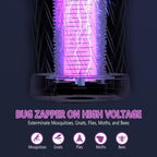 Bug Zapper Indoor, Fruit Fly Traps for Indoors, Electric Mosquito Zapper, Fly Zapper, Mosquito Gnat Trap Killer Indoor Outdoor Home Use