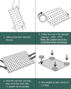 Desk Chair Mat for Carpet, 46"x 60" Anti-Slip Waterproof Plastic Rolling Chair Floor Mat for Home Office, Clear Heavy Duty Easy Glide Computer Chair Mat, Carpet Protector Mat for Office Chair