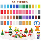CiaraQ Polymer Clay Kit, Mini Modeling Clay Set for Kids/Beginners/Artist, 48 Colors