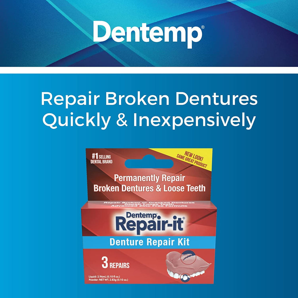 Dentist On Call Repair-It Denture Repair Kit, Zinc Free 1 kit