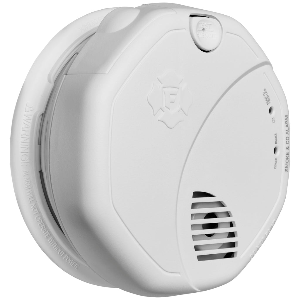First Alert Powered Alarm SCO5CN Combination Smoke and Carbon Monoxide Detector, Battery Operated, 1 Pack, White