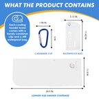 Cooling Hoodie Towels for Neck and Face, UPF 50 Sun Protection & Instant Cooling, Ice Towels for Hot Weather, Soft Breathable Towel for Sport, Work Out, Gym, Camping & More Activities