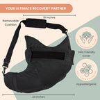 MOYOAMA Post Shoulder Surgery Pillow with Pocket- Rotator Cuff Pillows for Sleeping, After Shoulder Surgery Must Haves, Rotator Cuff Sleeping Pillow, Rotator Cuff Surgery Recovery Accessories