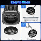 ZECHUAN Solar Bug Zapper Outdoor Waterproof, Portable Pest Control Electric Mosquito Zapper Killer with Panel Sensor, Rechargeable Insect Trap Fly Zapper for Home, Patio, Backyard, Camping