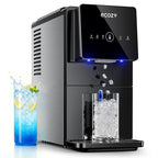 ecozy Nugget Ice Makers Dispenser 40 lbs Per Day Pebble Sonic Ice Machine Countertop, Touch-Free Ice, Self-Cleaning, Mistalo Drop Slim for Home Kitchen Office