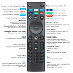Universal Remote Control XRT140 for VIZIO Smart TV Remote Replacement XRT136 XRT260 XRT270 Smartcast D, E, M, P, V, PX Series Smart TVs