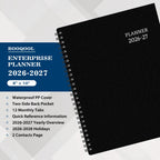 Planner 2026-2027 for Office, School, Home - Spiral Bound Academic Monthly Weekly Calendar July 2026 - June 2027 Organizer with To Do List, Tabs & PP Cover 8" x 10"