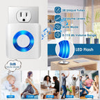 YisTech Caregiver Pager Door Alarms for Dementia Patients/Kids Safety/Home Security,Wireless Door Alarm Sensor for Elderly/Business/Home/Store (Three Sensor One Receiver)