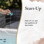 Sirona Spa Care Simply Oxidizer – Step 2 in the 3-Step Sirona Simply Chlorine-Free, Bromine-Free System for Spas & Hot Tubs, 32 fl oz (82137)