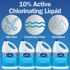 BioGuard Chlorinating Liquid (2-Pack) - Swimming Pool & Spa Liquid Shock Treatment - Raises Chlorine - 2 Gallons Plus Includes Pool & Spa Tips E-Book