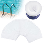 chicarry 100 Pack Pool Skimmer Socks, Reusable Pool Socks for Skimmer Basket, Skimmer Socks for Above Ground & Inground Pool (100 Pack)