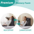 Bedluxe Adjustable 4pcs Bed Wedge Pillow Set, Memory Foam Wedge Pillow Post Surgery for Back, Neck, Leg Pain Relief, Pillow Wedge for Sleeping, Sitting up in Bed, Acid Reflux and GERD, Velvet
