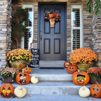 Halloween Pumpkin Stickers, Jake-O Lamp Surface Pumpkins Decorating Kit for Pumpkins and Squash, 60 Cute Emoticon Craft Party Favor, Creative Games Gifts for Halloween Party Supplies