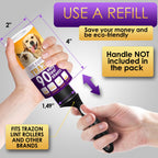 Lint Roller Refills 10 Pack of 900 Sheets / 10 Refills Rollers Only, Extra Sticky Roller for Pet Hair, Lint Remover Dog Hair, Cat Hair, Fuzz, Animal Fur, Lint Removal Roller Clothe, Stick Roller
