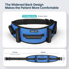 HayaYoffi Gait Belts Transfer Belt for Seniors with Padding Handles, Gate Belt for Elderly Lift Belts with Quick Release Buckle Anti-Slip Function Transfer Belt for Handicap, Physical Therapy (Blue)