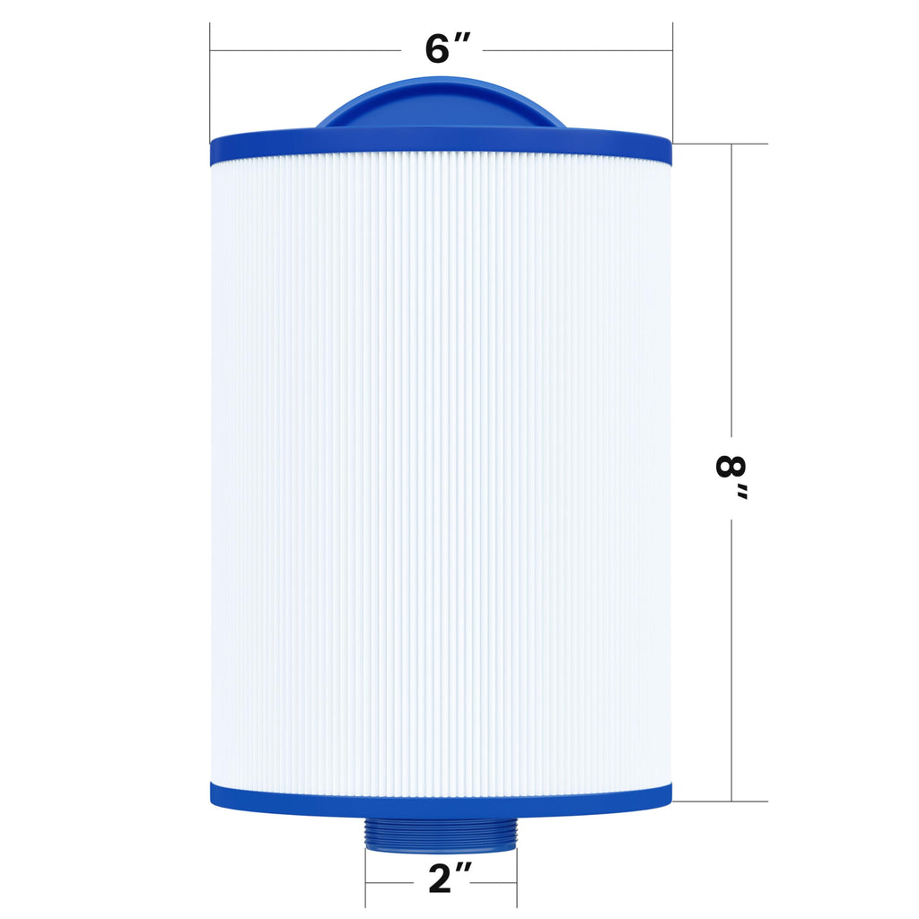 Cryspool® 06004 Filter Compatible with Artesian Spas 06-0014-12, PMA-R1/x268546 with Closed Handle(Not be Removed), 6CH-352, FC-0318, PAS40-F2M, 06-0055-12, 35 Sq. Ft Spa Filter Cartridge, 2 Pack