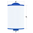 Cryspool® 06004 Filter Compatible with Artesian Spas 06-0014-12, PMA-R1/x268546 with Closed Handle(Not be Removed), 6CH-352, FC-0318, PAS40-F2M, 06-0055-12, 35 Sq. Ft Spa Filter Cartridge, 2 Pack