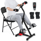 ZIDAFIT Adjustable Pedal Exerciser Bike for Seniors - Hand Arm Leg and Knee Therapy, Stroke Recovery - Compact, Portable Fitness Equipment for Full Body Workout - Great Gift for Elderly Rehab