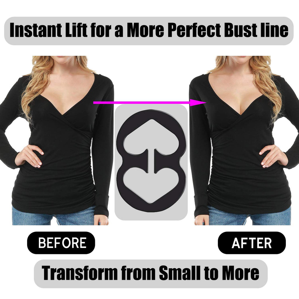 Bra Strap Clips, Bra Clips to Make Racerback, Bra Strap Holders for Slip, Bra Strap Holder - Conceal Hide Straps - Cleavage Control